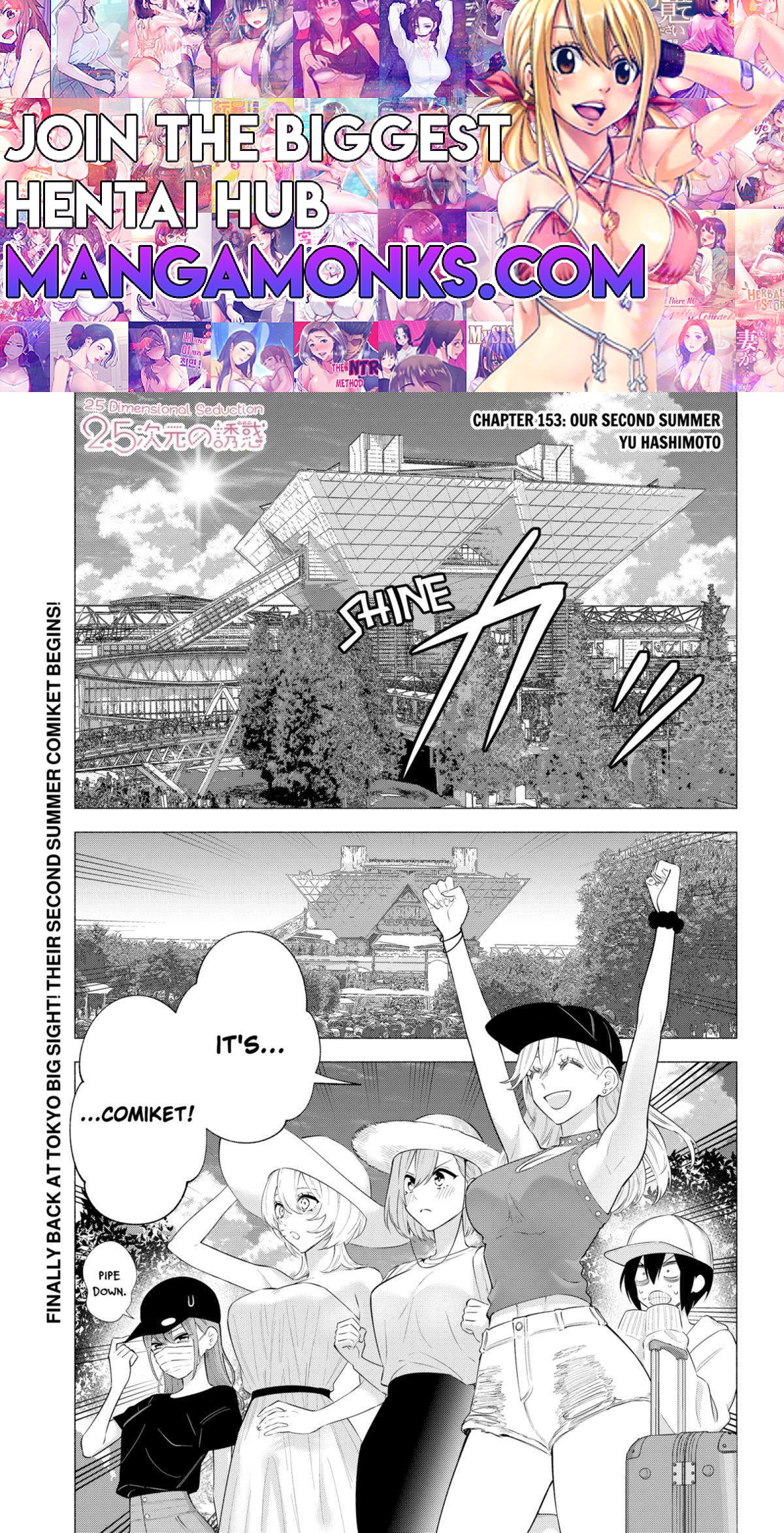 2.5 Dimensional Seduction chapter 153 page 1