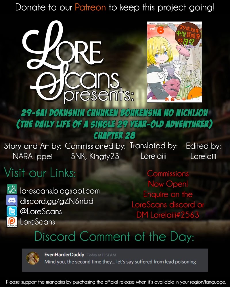 29-sai Hitorimi Chuuken Boukensha no Nichijou chapter 28 page 37