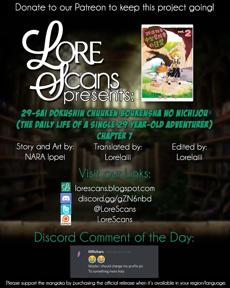 29-sai Hitorimi Chuuken Boukensha no Nichijou chapter 7 page 34