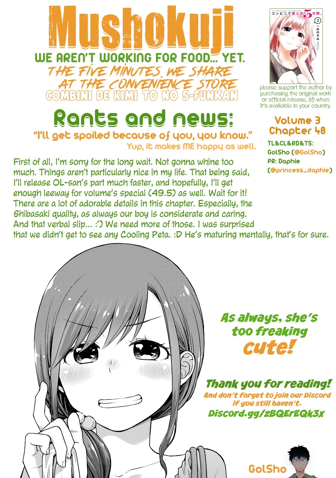 5 Minutes with You at a Convenience Store chapter 48 page 10
