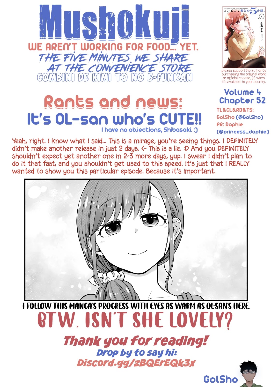 5 Minutes with You at a Convenience Store chapter 52 page 10