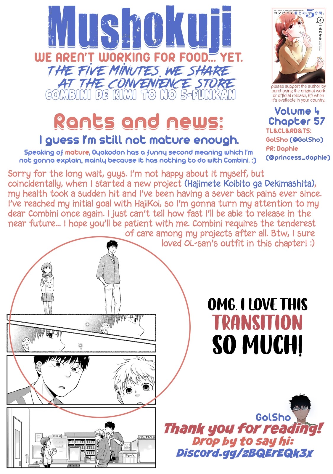 5 Minutes with You at a Convenience Store chapter 57 page 13