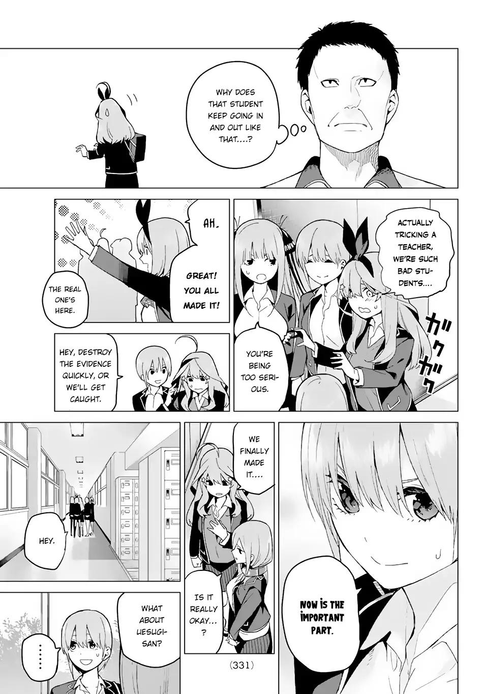 5 Toubun no Hanayome chapter 19 page 17