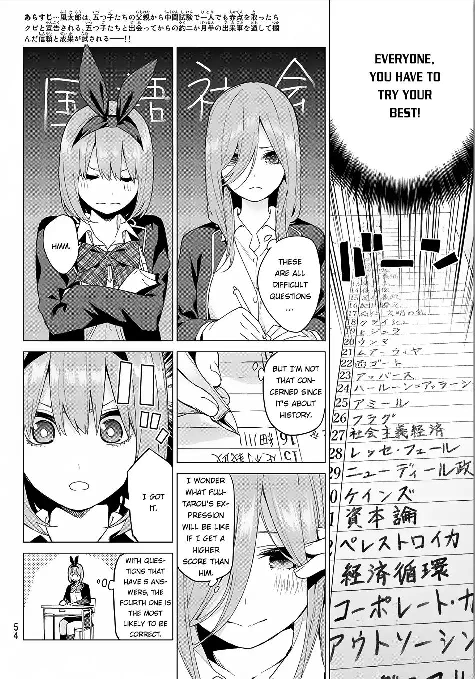 5 Toubun no Hanayome chapter 20 page 2