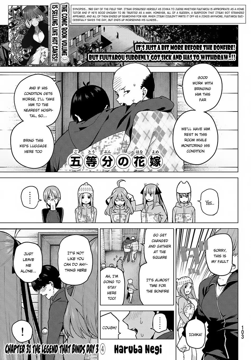 5 Toubun no Hanayome chapter 31 page 1