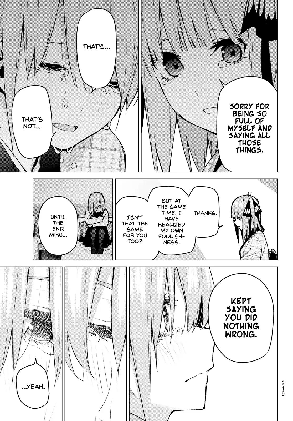 5 Toubun no Hanayome chapter 85 page 17