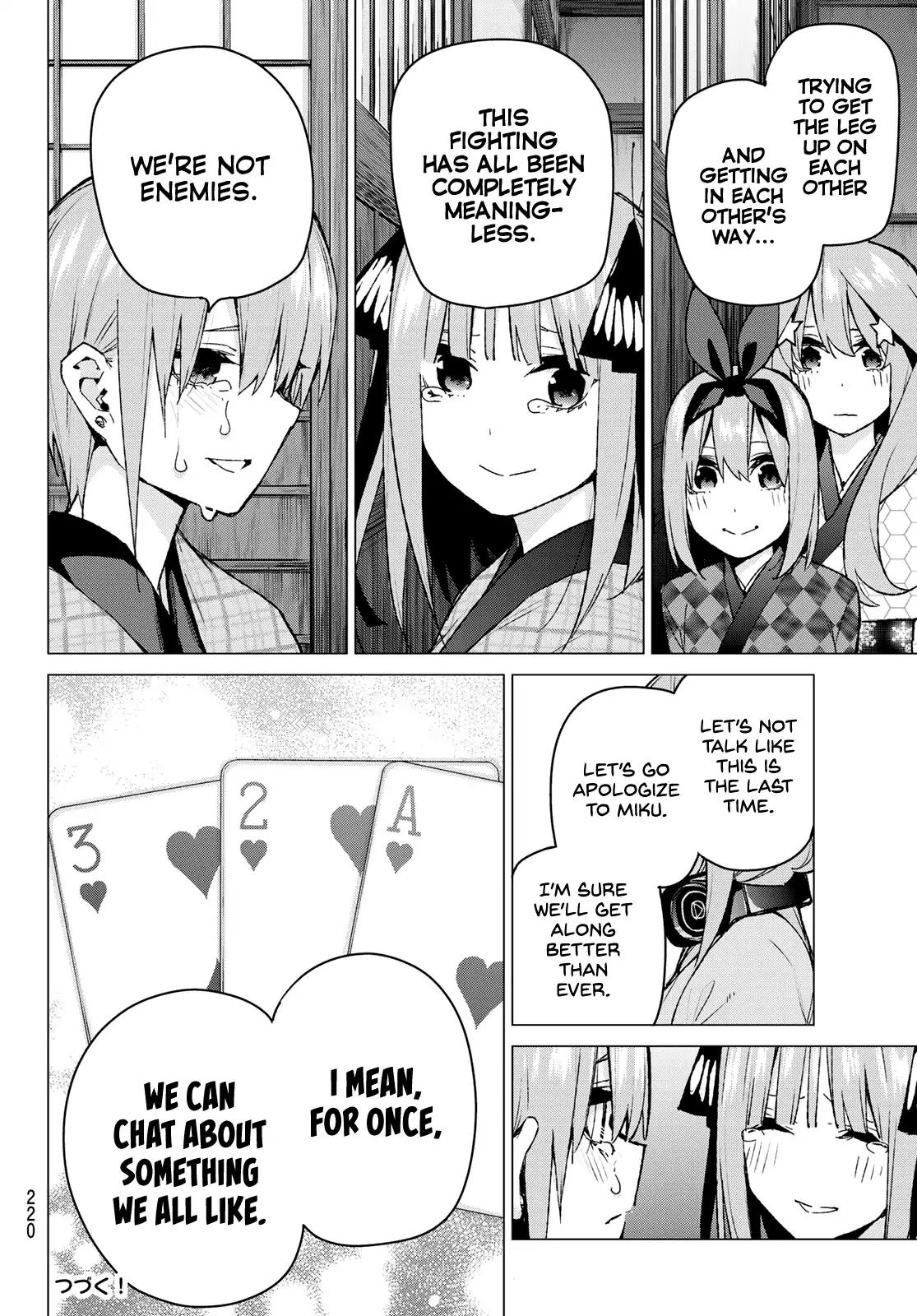 5 Toubun no Hanayome chapter 85 page 18