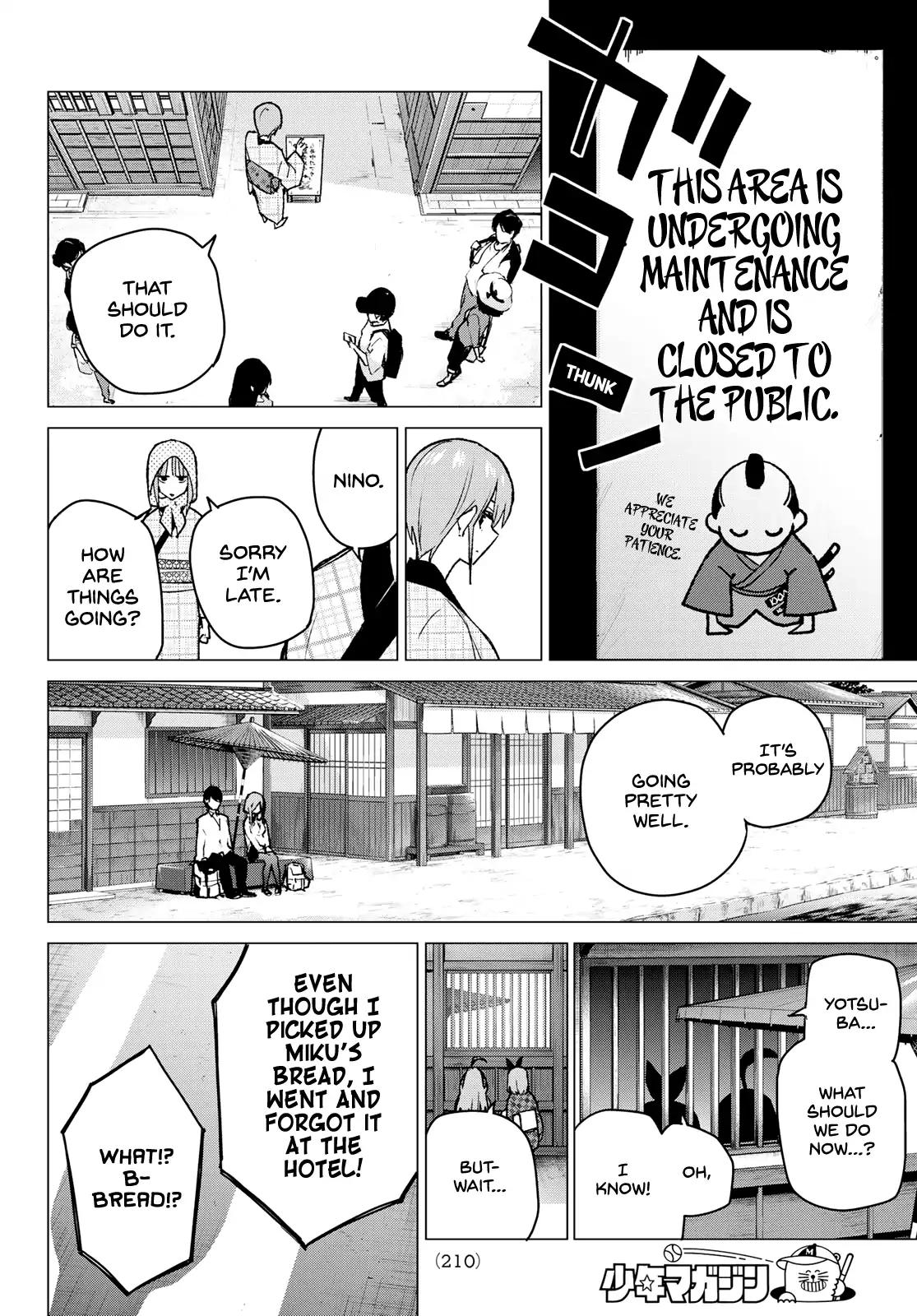 5 Toubun no Hanayome chapter 85 page 9