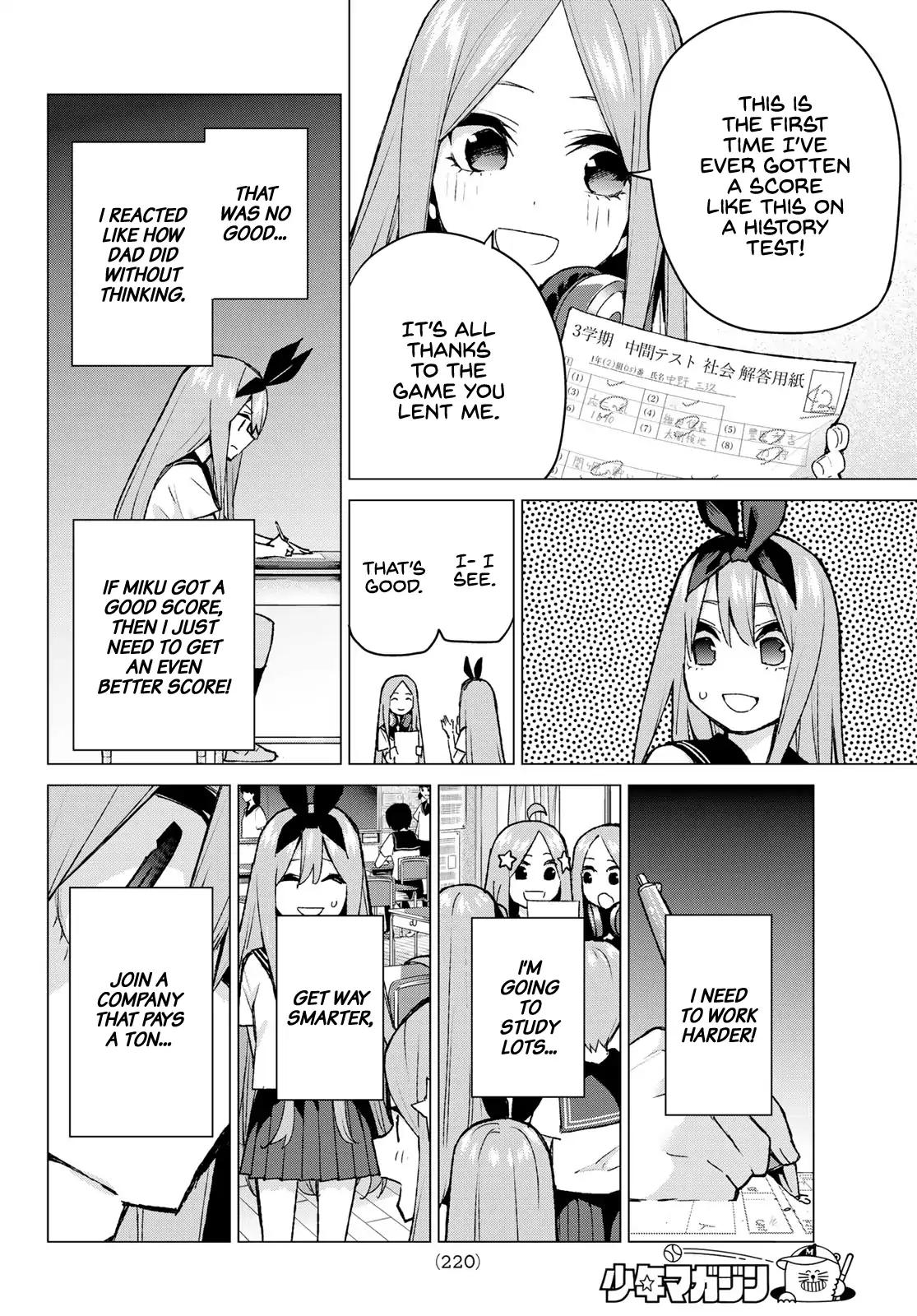 5 Toubun no Hanayome chapter 89 page 5