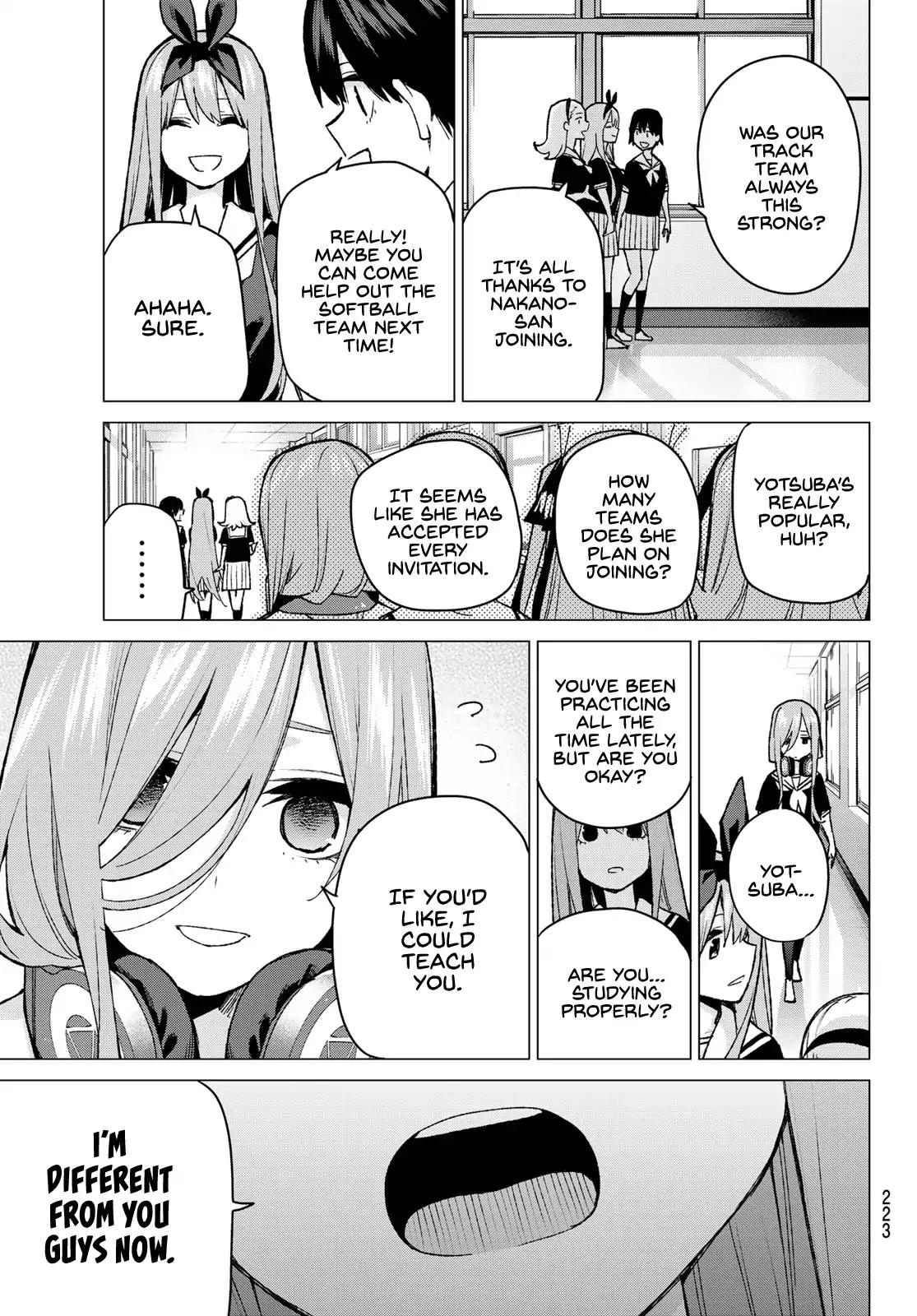 5 Toubun no Hanayome chapter 89 page 8