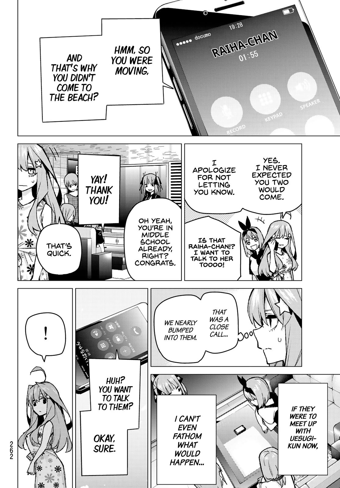 5 Toubun no Hanayome chapter 91 page 17