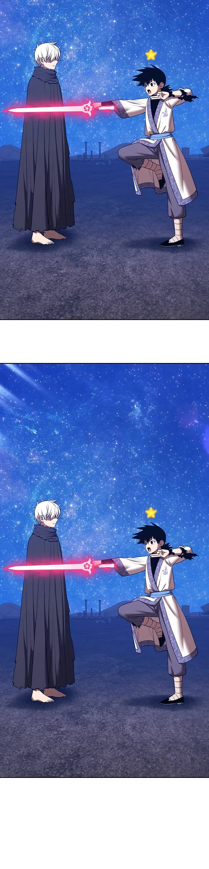 +99 Wooden stick chapter 135 page 134