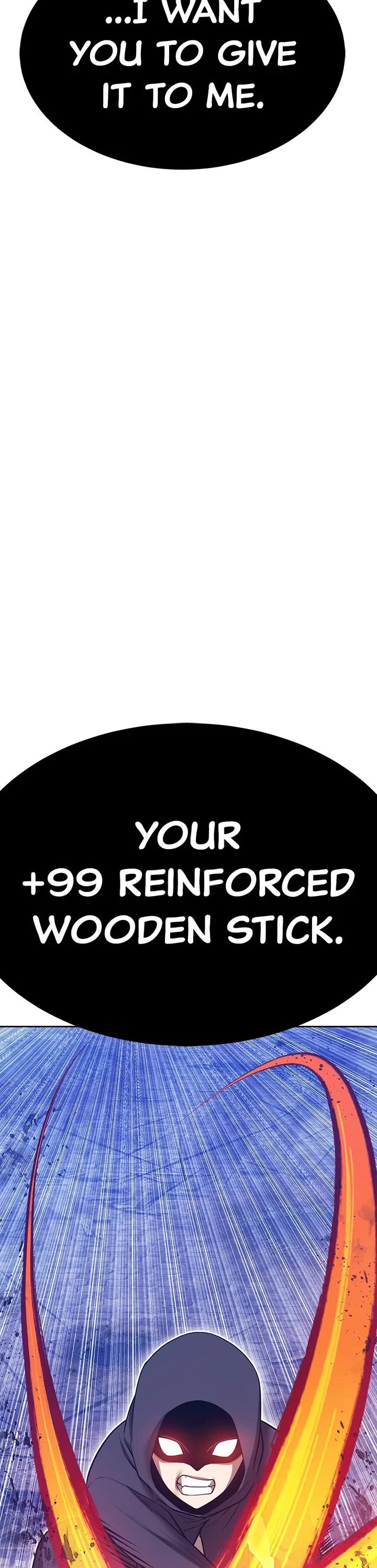 +99 Wooden stick chapter 151 page 150
