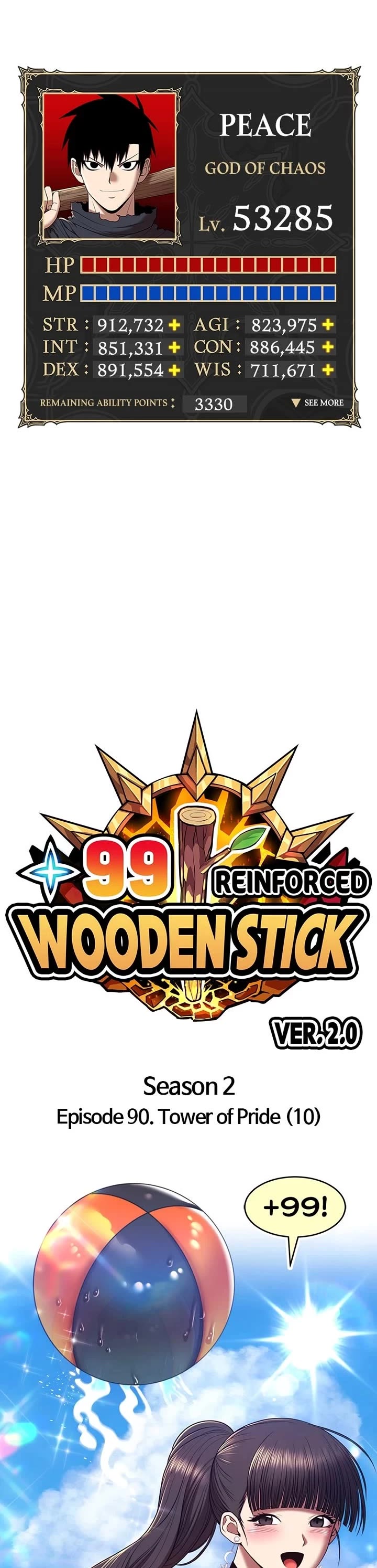 +99 Wooden stick chapter 175 page 9