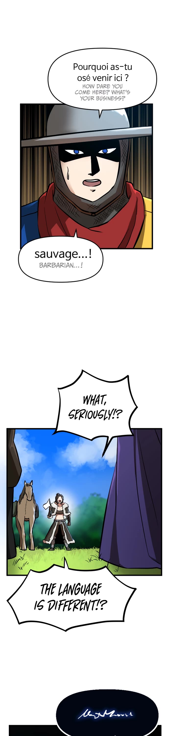 A Barbarian Was Admitted to the Academy chapter 8 page 20