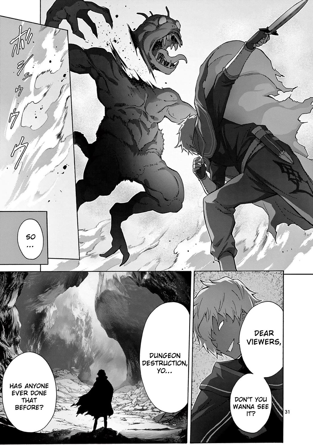 A Bottom-Tier Ojousama Dungeon Streamer Beats Up a Nuisance Streamer, Goes Viral, and Becomes a Legend?! chapter 1 page 30