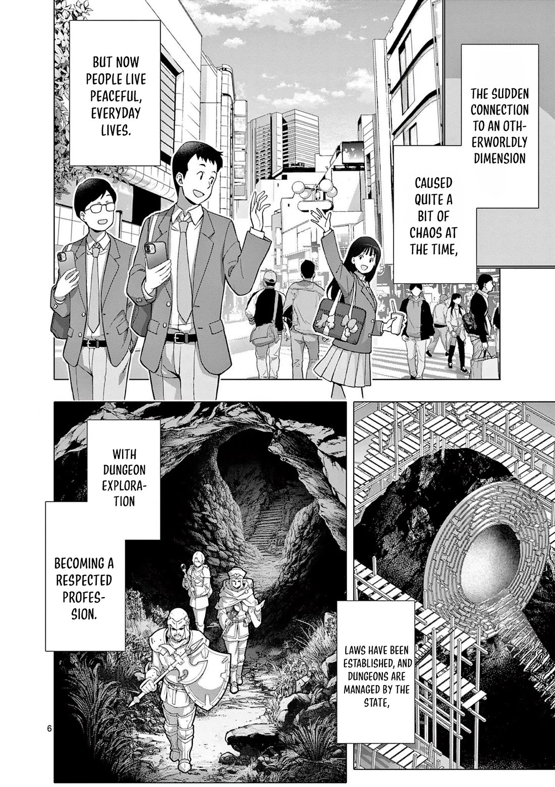 A Bottom-Tier Ojousama Dungeon Streamer Beats Up a Nuisance Streamer, Goes Viral, and Becomes a Legend?! chapter 1 page 6