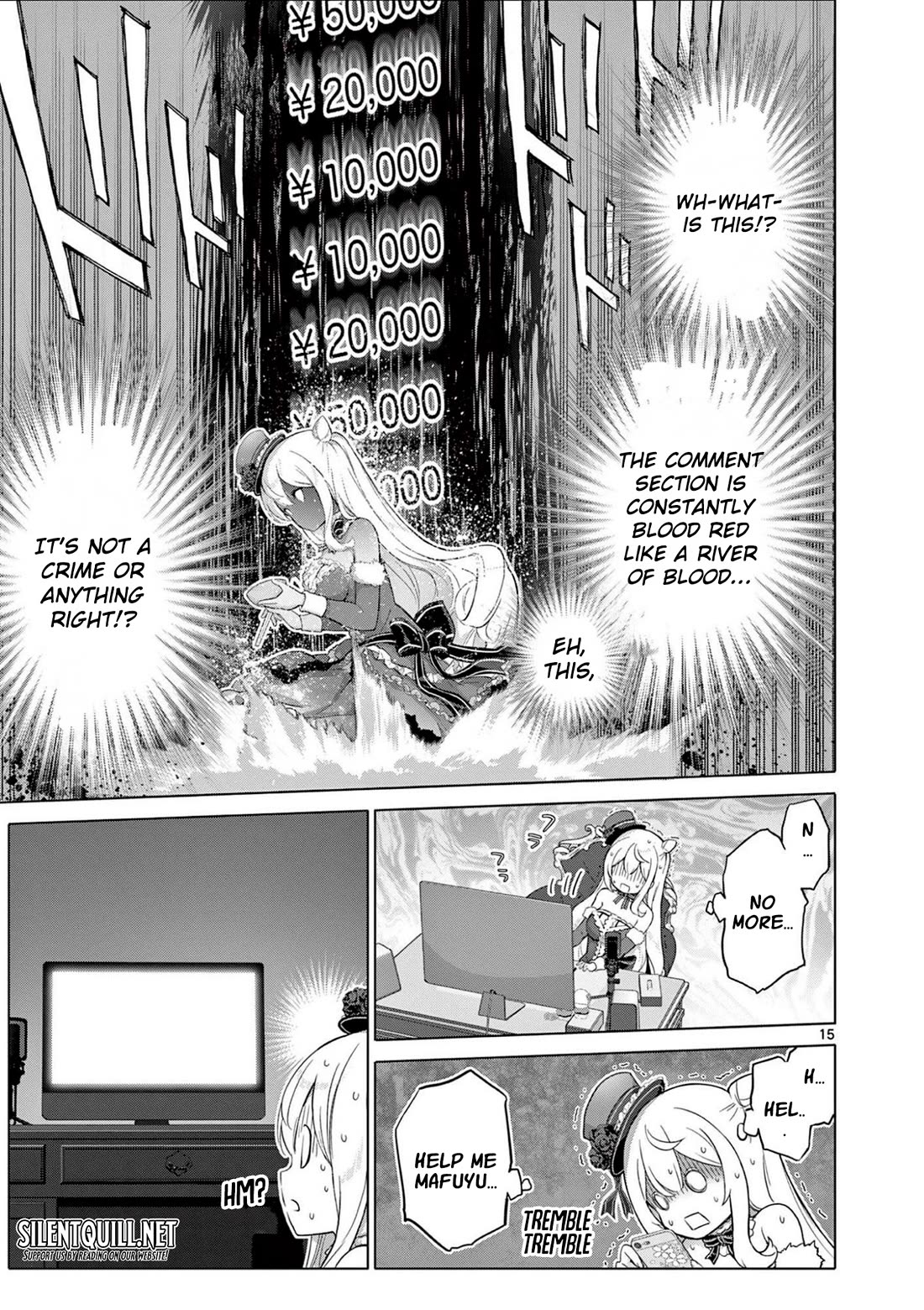 A Bottom-Tier Ojousama Dungeon Streamer Beats Up a Nuisance Streamer, Goes Viral, and Becomes a Legend?! chapter 14 page 16