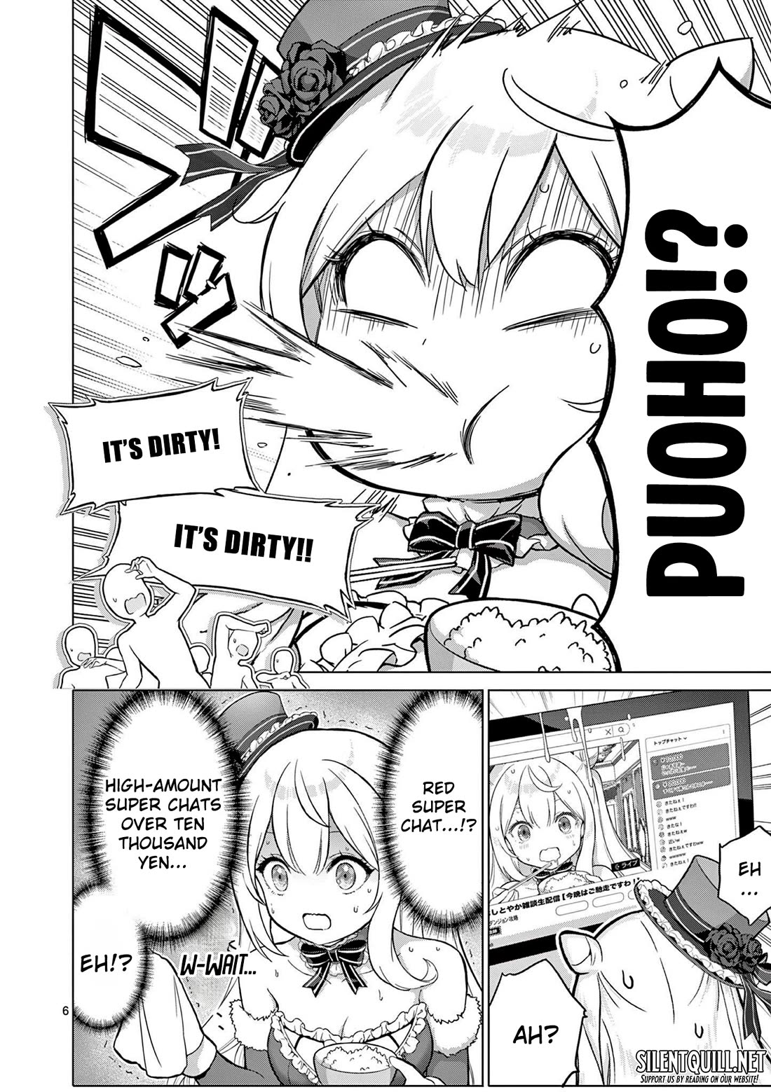 A Bottom-Tier Ojousama Dungeon Streamer Beats Up a Nuisance Streamer, Goes Viral, and Becomes a Legend?! chapter 14 page 7