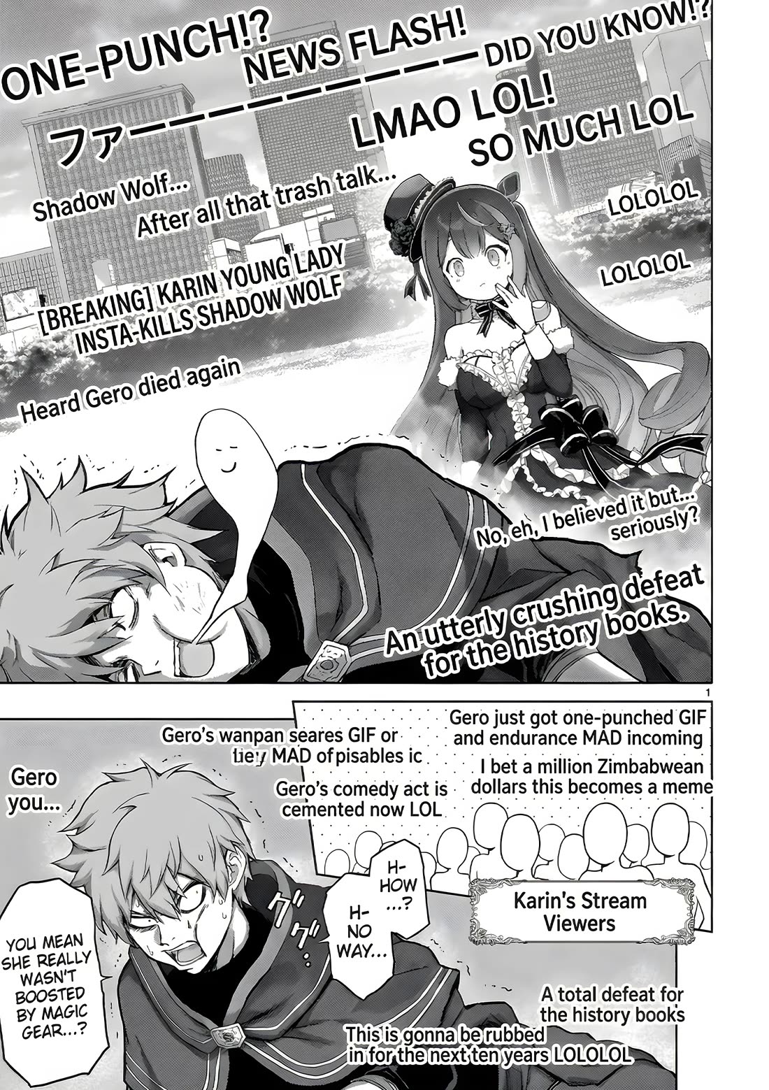 A Bottom-Tier Ojousama Dungeon Streamer Beats Up a Nuisance Streamer, Goes Viral, and Becomes a Legend?! chapter 18 page 2
