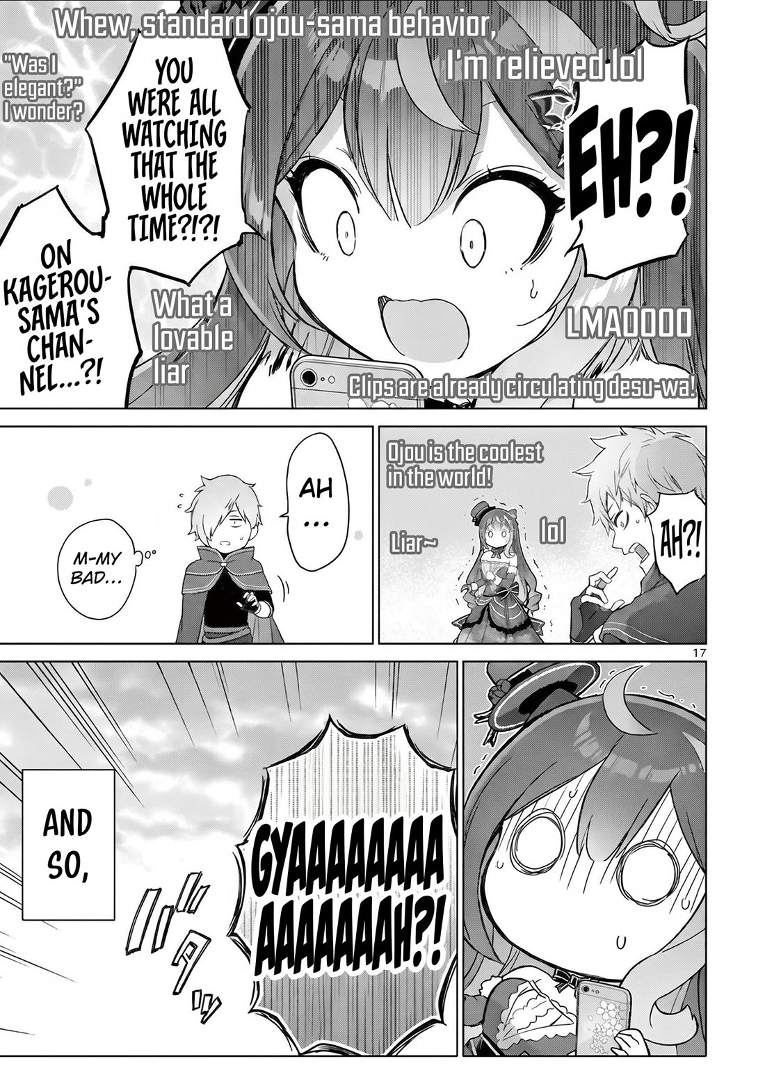 A Bottom-Tier Ojousama Dungeon Streamer Beats Up a Nuisance Streamer, Goes Viral, and Becomes a Legend?! chapter 21 page 16