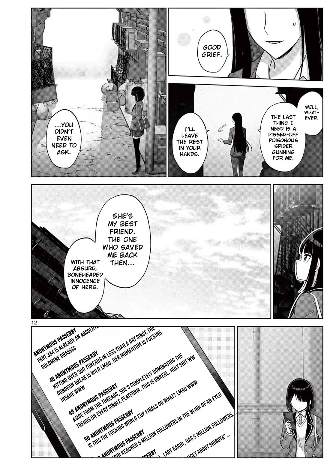 A Bottom-Tier Ojousama Dungeon Streamer Beats Up a Nuisance Streamer, Goes Viral, and Becomes a Legend?! chapter 22 page 13