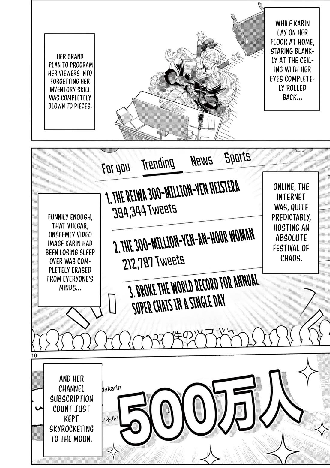 A Bottom-Tier Ojousama Dungeon Streamer Beats Up a Nuisance Streamer, Goes Viral, and Becomes a Legend?! chapter 23 page 10