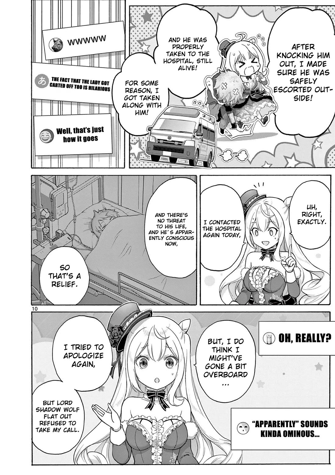 A Bottom-Tier Ojousama Dungeon Streamer Beats Up a Nuisance Streamer, Goes Viral, and Becomes a Legend?! chapter 3 page 10