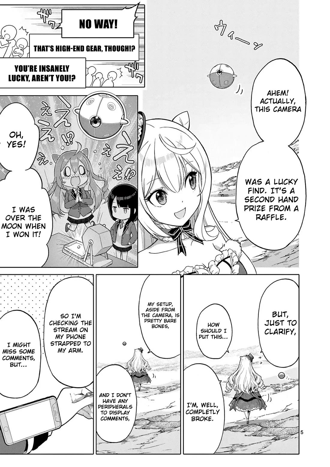 A Bottom-Tier Ojousama Dungeon Streamer Beats Up a Nuisance Streamer, Goes Viral, and Becomes a Legend?! chapter 4 page 6