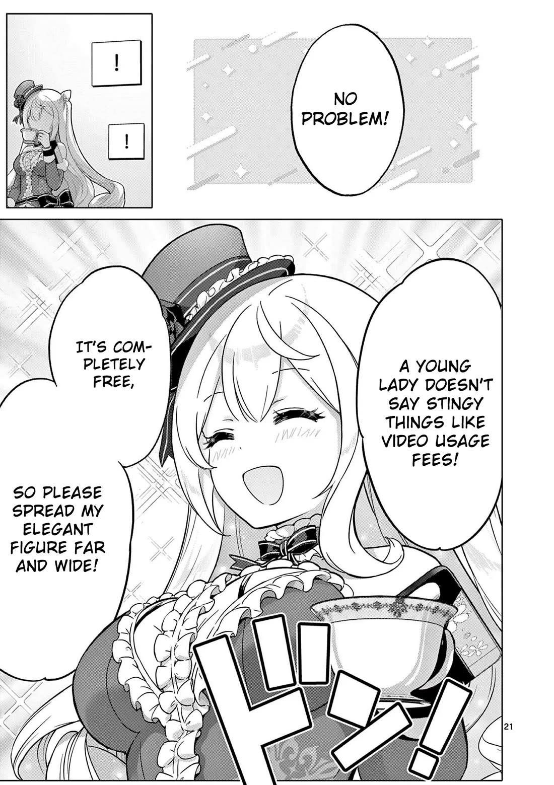 A Bottom-Tier Ojousama Dungeon Streamer Beats Up a Nuisance Streamer, Goes Viral, and Becomes a Legend?! chapter 5 page 21