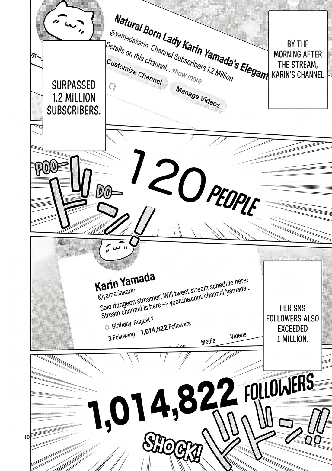 A Bottom-Tier Ojousama Dungeon Streamer Beats Up a Nuisance Streamer, Goes Viral, and Becomes a Legend?! chapter 8 page 11
