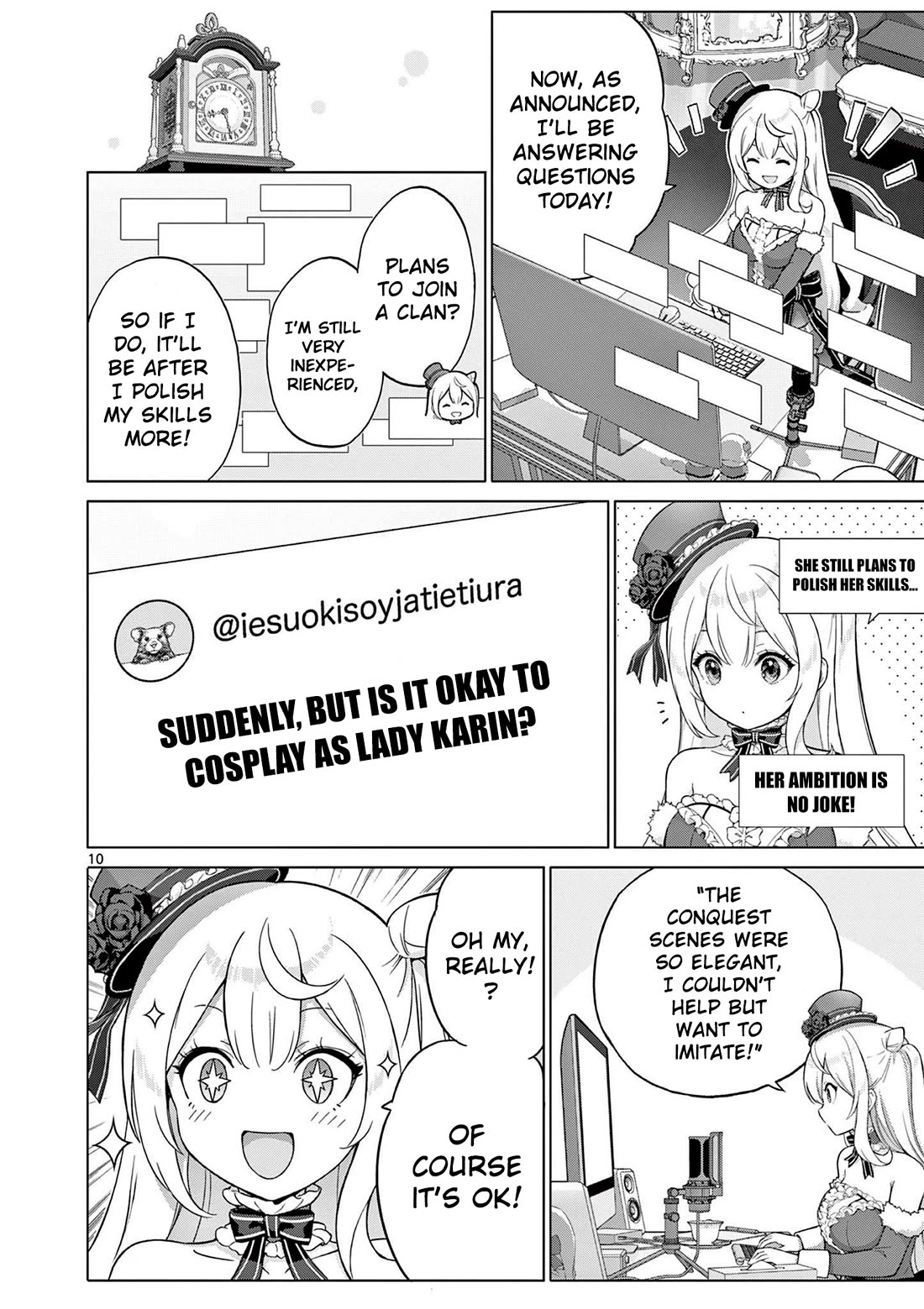 A Bottom-Tier Ojousama Dungeon Streamer Beats Up a Nuisance Streamer, Goes Viral, and Becomes a Legend?! chapter 9 page 11