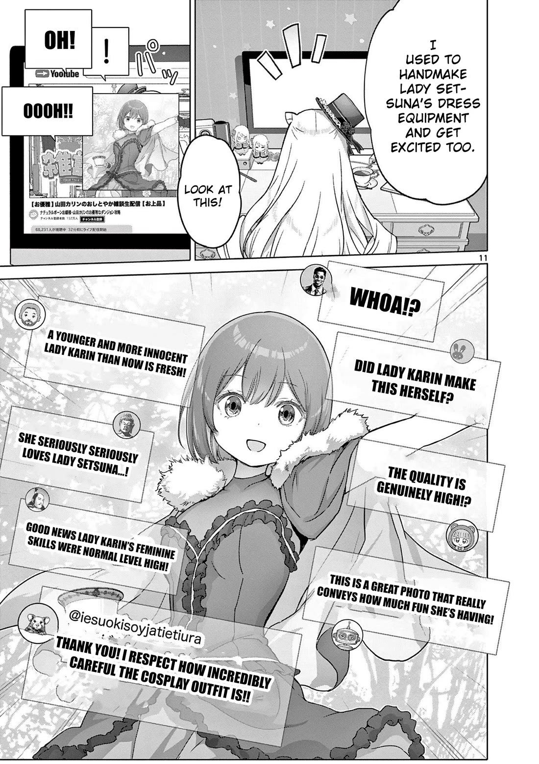 A Bottom-Tier Ojousama Dungeon Streamer Beats Up a Nuisance Streamer, Goes Viral, and Becomes a Legend?! chapter 9 page 12