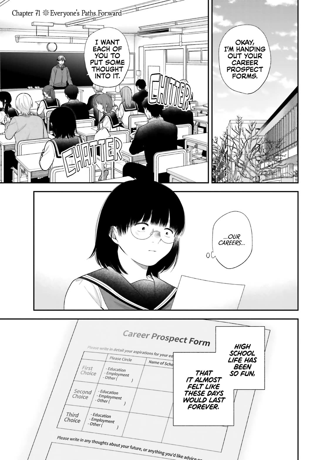 A Bouquet for an Ugly Girl. chapter 71 page 1