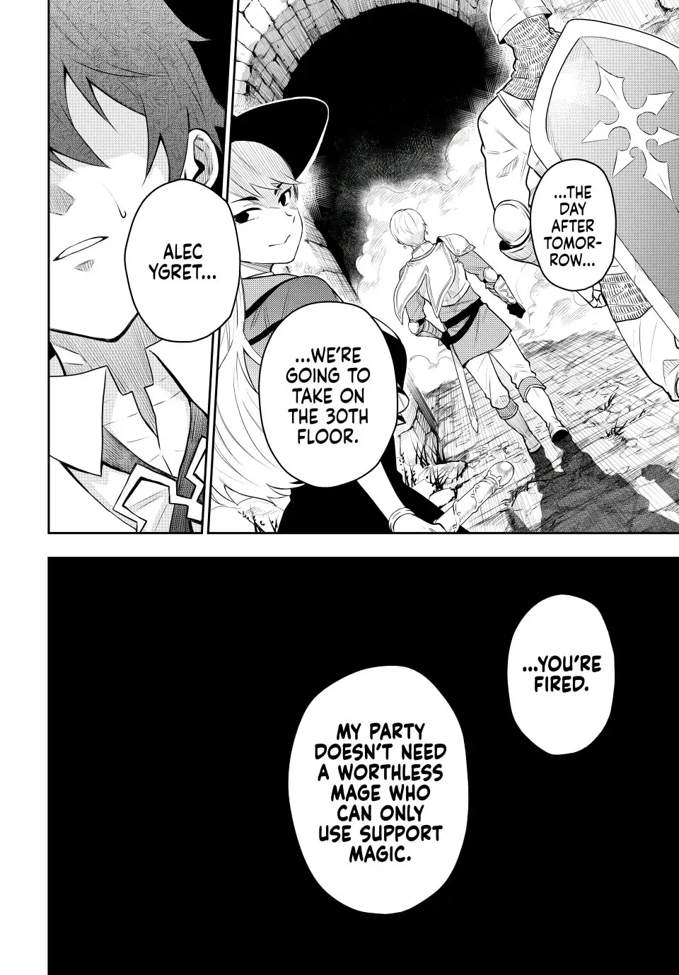 A Court Magician, Who Was Focused On Supportive Magic Because His Allies Were Too Weak, Aims To Become The Strongest After Being Banished chapter 1 page 11