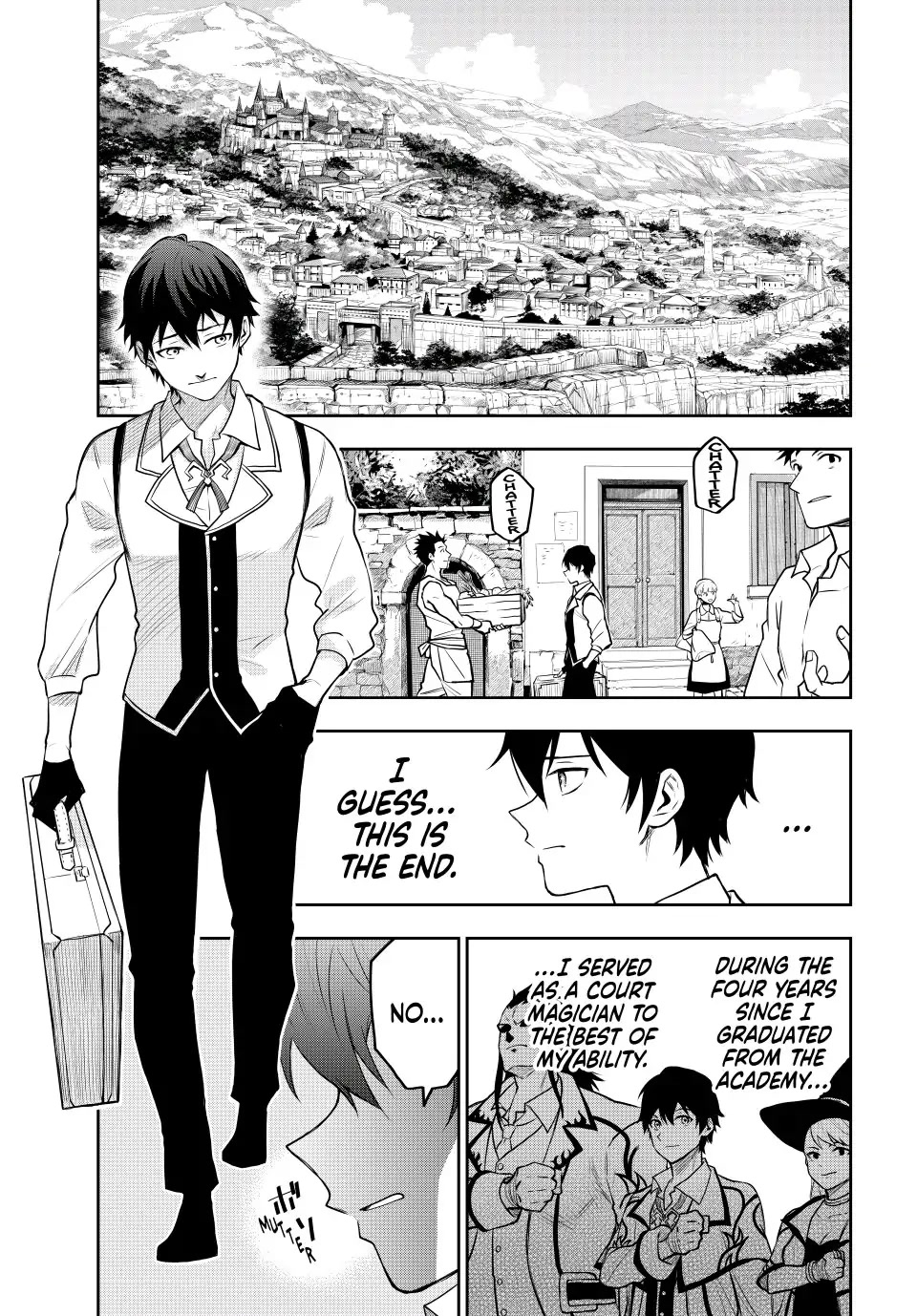 A Court Magician, Who Was Focused On Supportive Magic Because His Allies Were Too Weak, Aims To Become The Strongest After Being Banished chapter 1 page 18