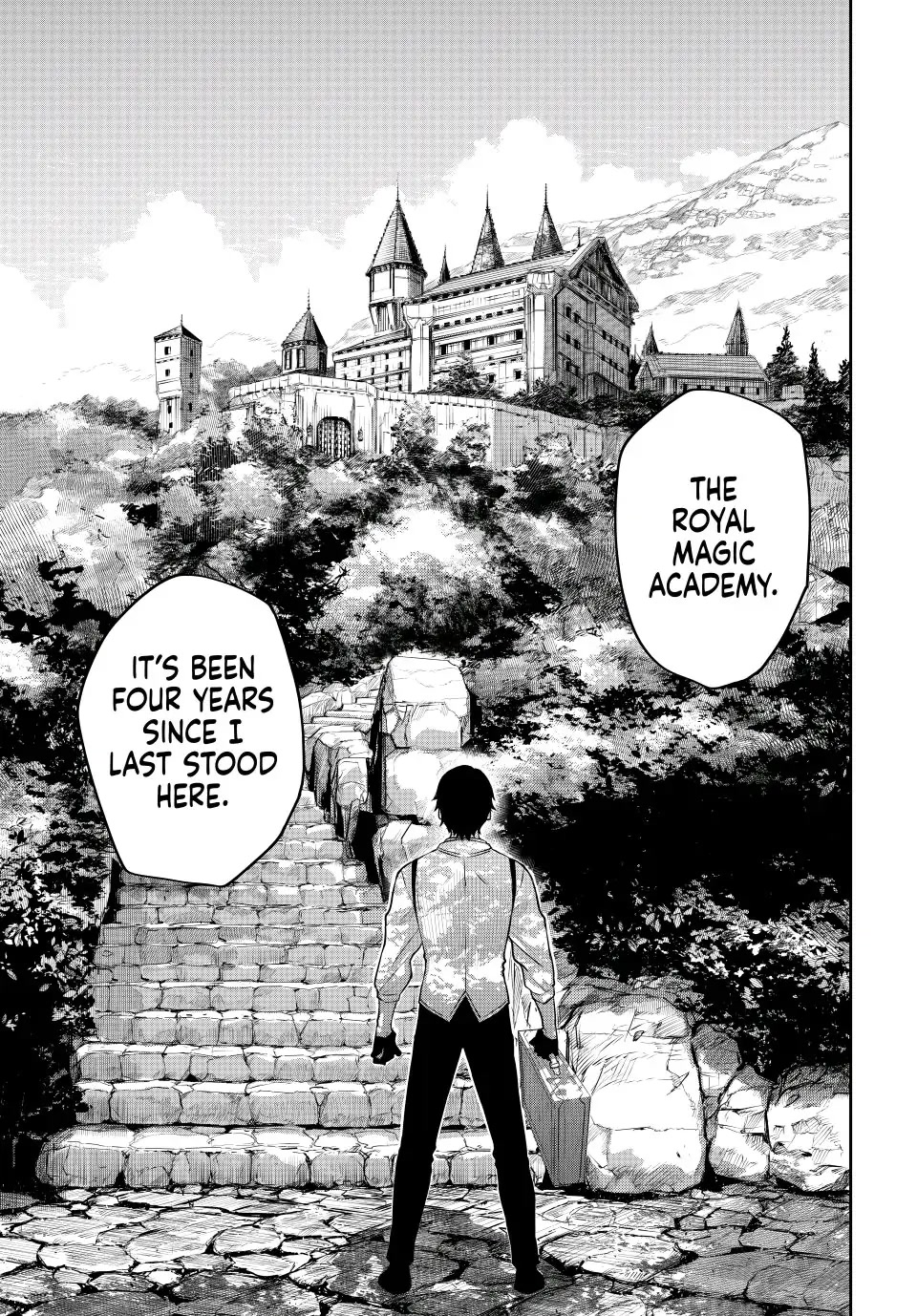 A Court Magician, Who Was Focused On Supportive Magic Because His Allies Were Too Weak, Aims To Become The Strongest After Being Banished chapter 1 page 20