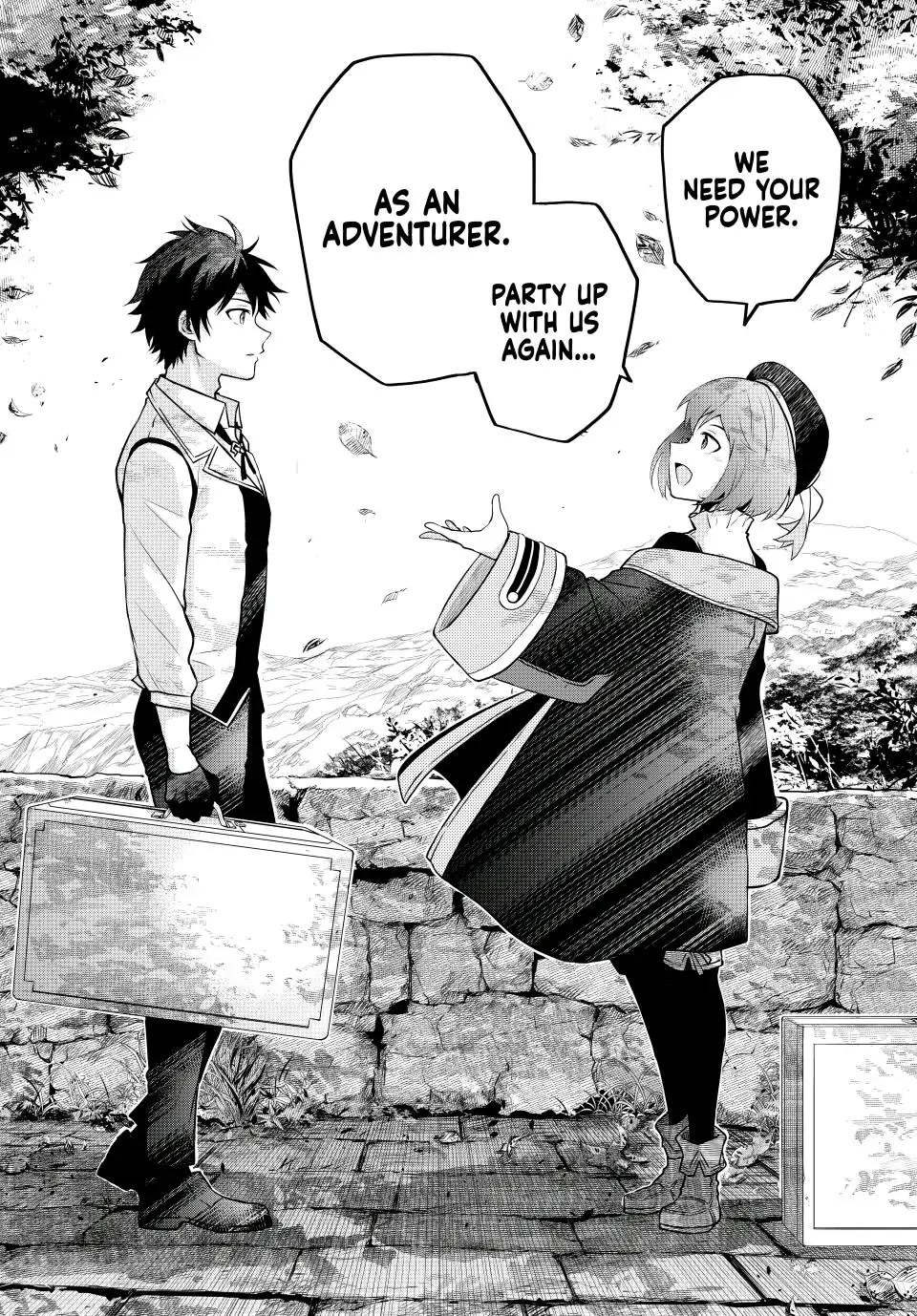 A Court Magician, Who Was Focused On Supportive Magic Because His Allies Were Too Weak, Aims To Become The Strongest After Being Banished chapter 1 page 25