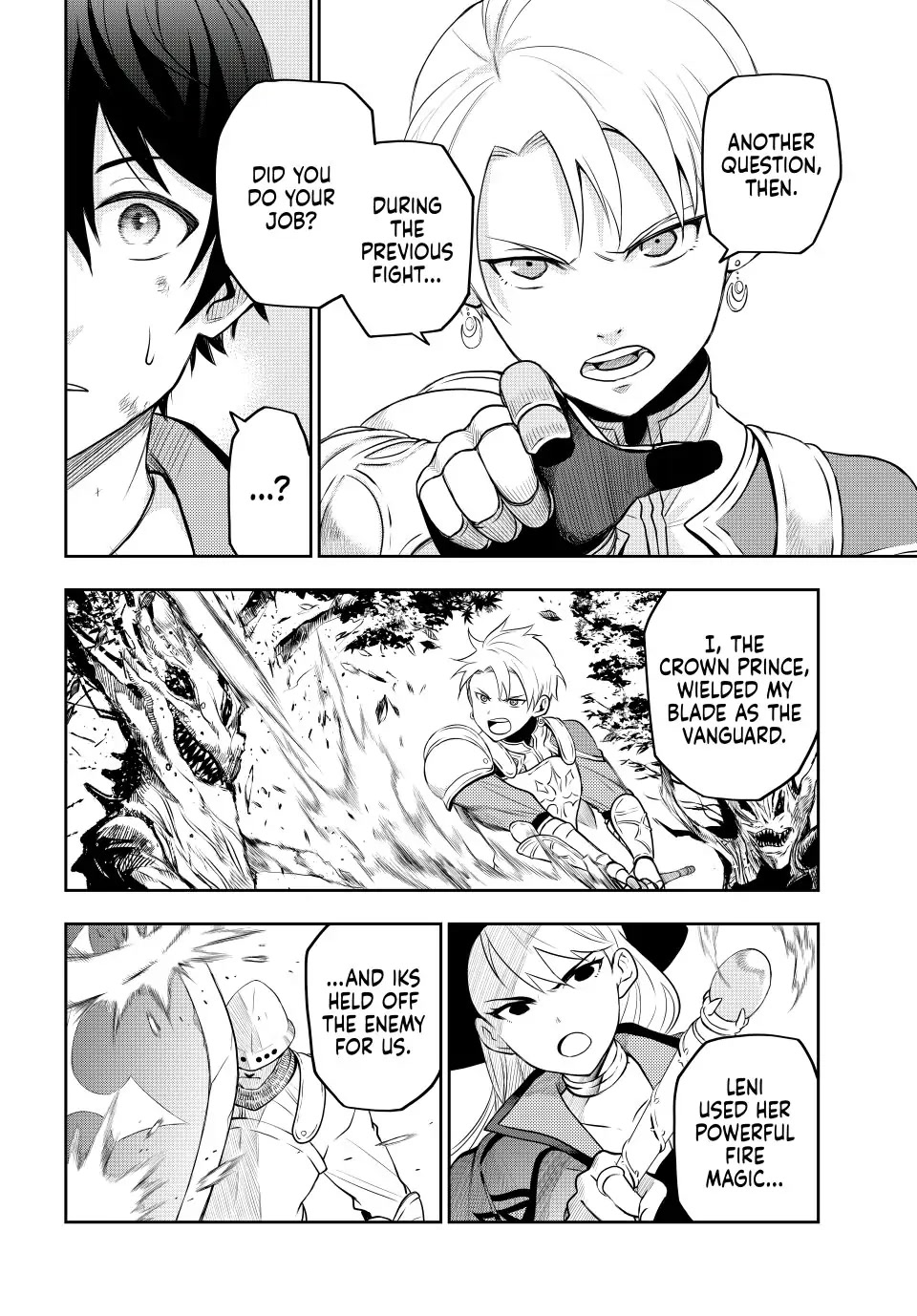 A Court Magician, Who Was Focused On Supportive Magic Because His Allies Were Too Weak, Aims To Become The Strongest After Being Banished chapter 1 page 7