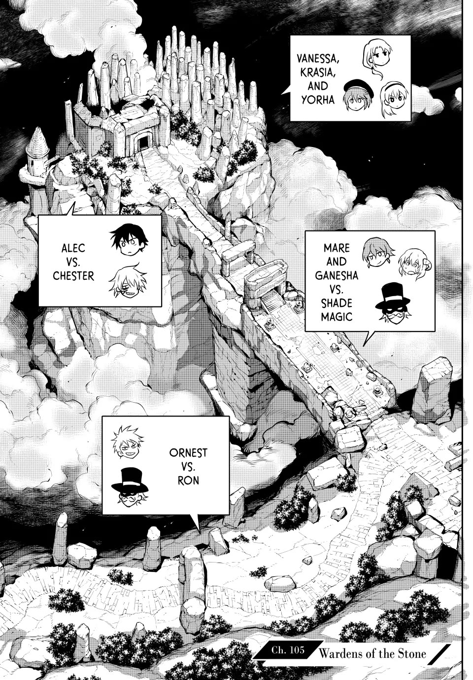 A Court Magician, Who Was Focused On Supportive Magic Because His Allies Were Too Weak, Aims To Become The Strongest After Being Banished chapter 105 page 1