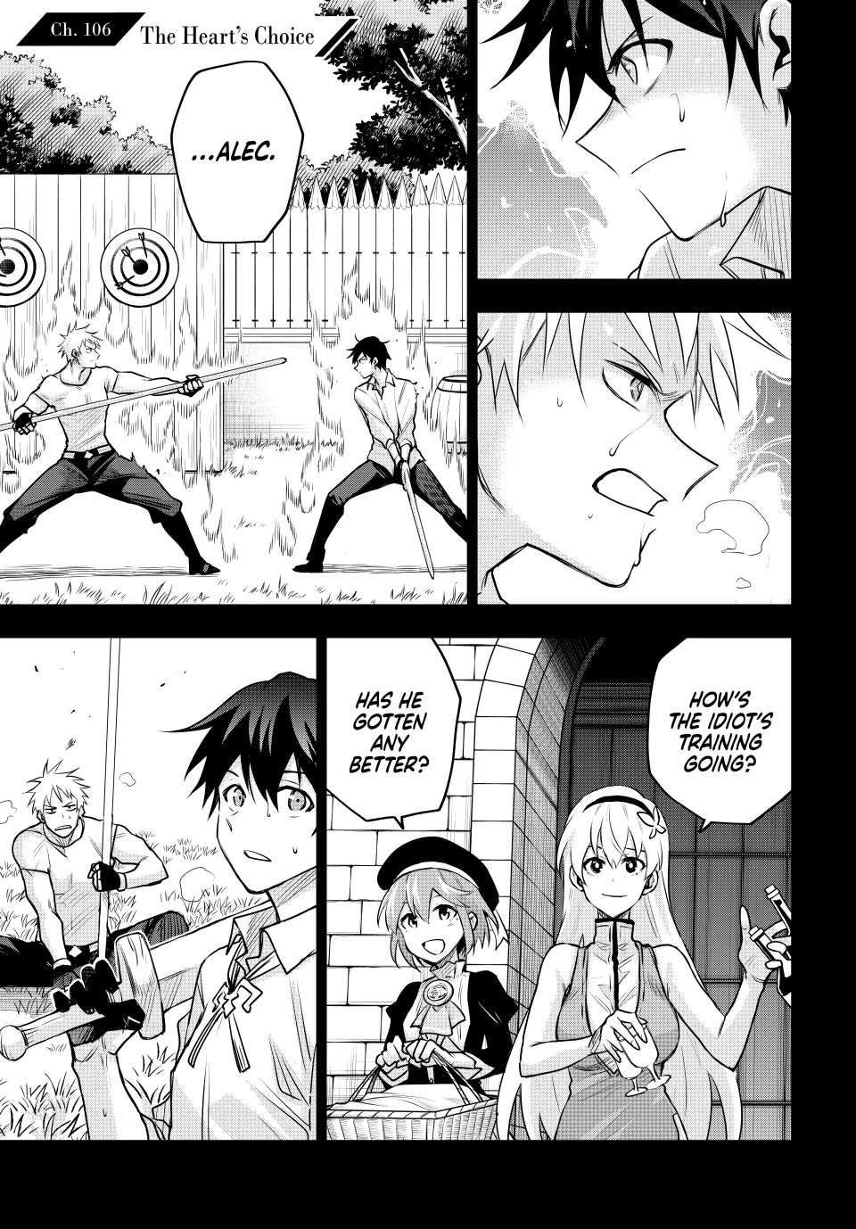 A Court Magician, Who Was Focused On Supportive Magic Because His Allies Were Too Weak, Aims To Become The Strongest After Being Banished chapter 106 page 1