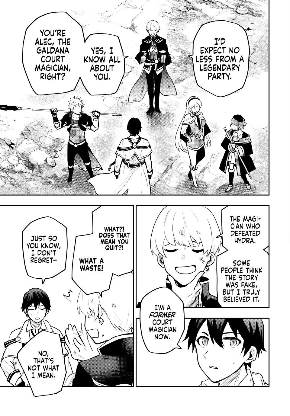 A Court Magician, Who Was Focused On Supportive Magic Because His Allies Were Too Weak, Aims To Become The Strongest After Being Banished chapter 11 page 9