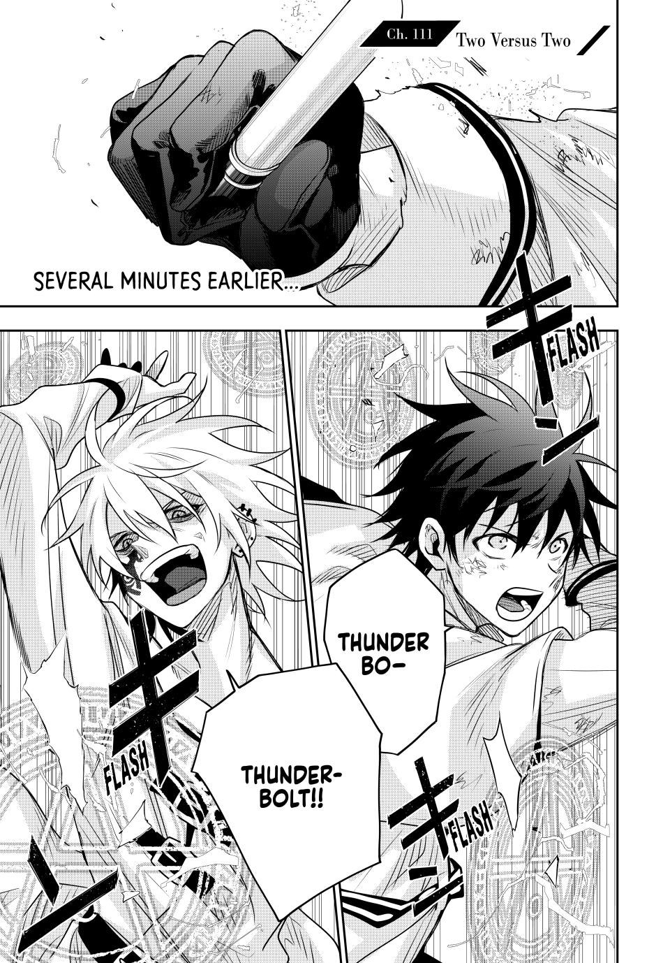 A Court Magician, Who Was Focused On Supportive Magic Because His Allies Were Too Weak, Aims To Become The Strongest After Being Banished chapter 111 page 1