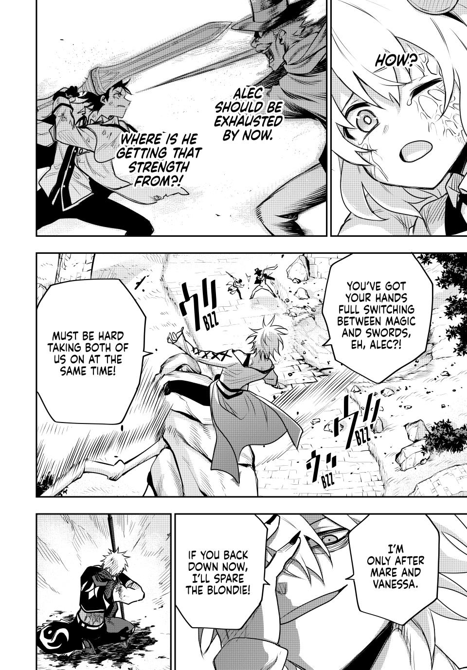 A Court Magician, Who Was Focused On Supportive Magic Because His Allies Were Too Weak, Aims To Become The Strongest After Being Banished chapter 111 page 14