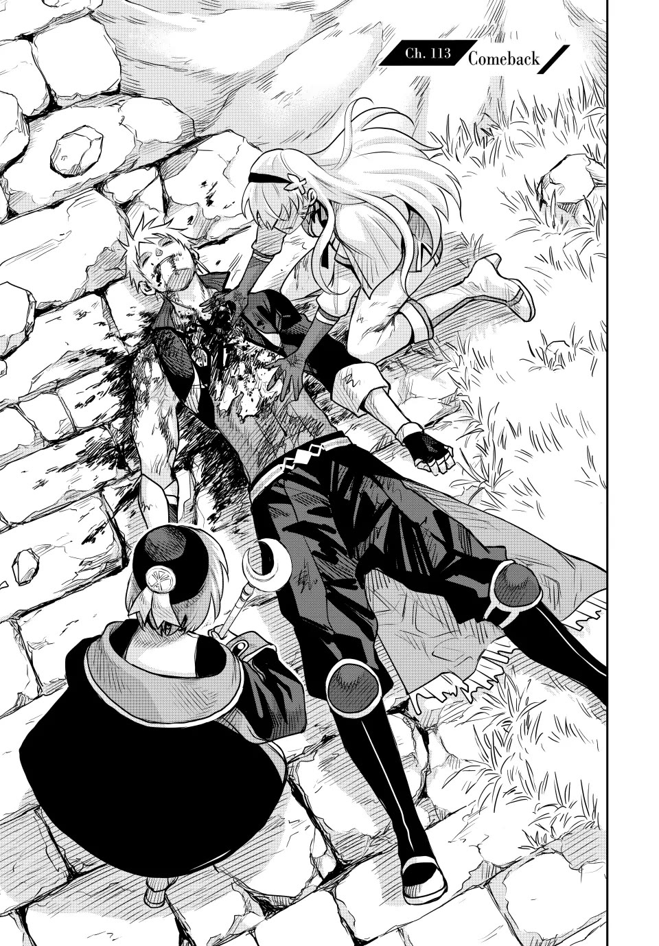 A Court Magician, Who Was Focused On Supportive Magic Because His Allies Were Too Weak, Aims To Become The Strongest After Being Banished chapter 113 page 1