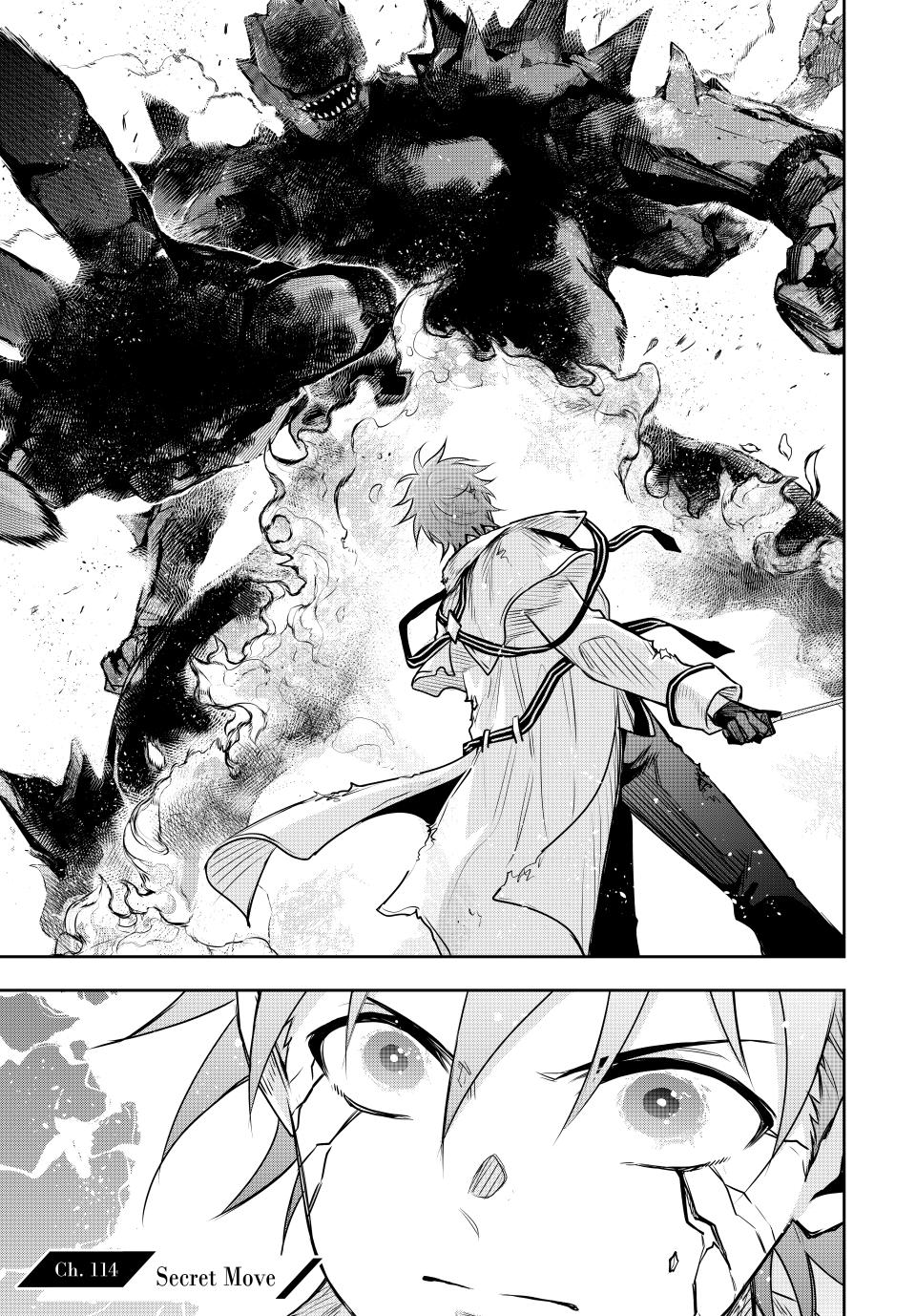 A Court Magician, Who Was Focused On Supportive Magic Because His Allies Were Too Weak, Aims To Become The Strongest After Being Banished chapter 114 page 1