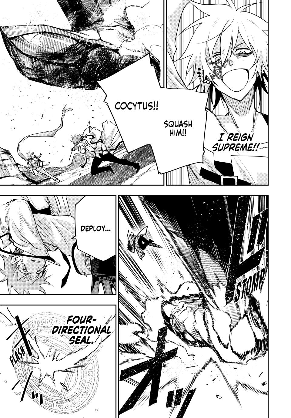 A Court Magician, Who Was Focused On Supportive Magic Because His Allies Were Too Weak, Aims To Become The Strongest After Being Banished chapter 114 page 3