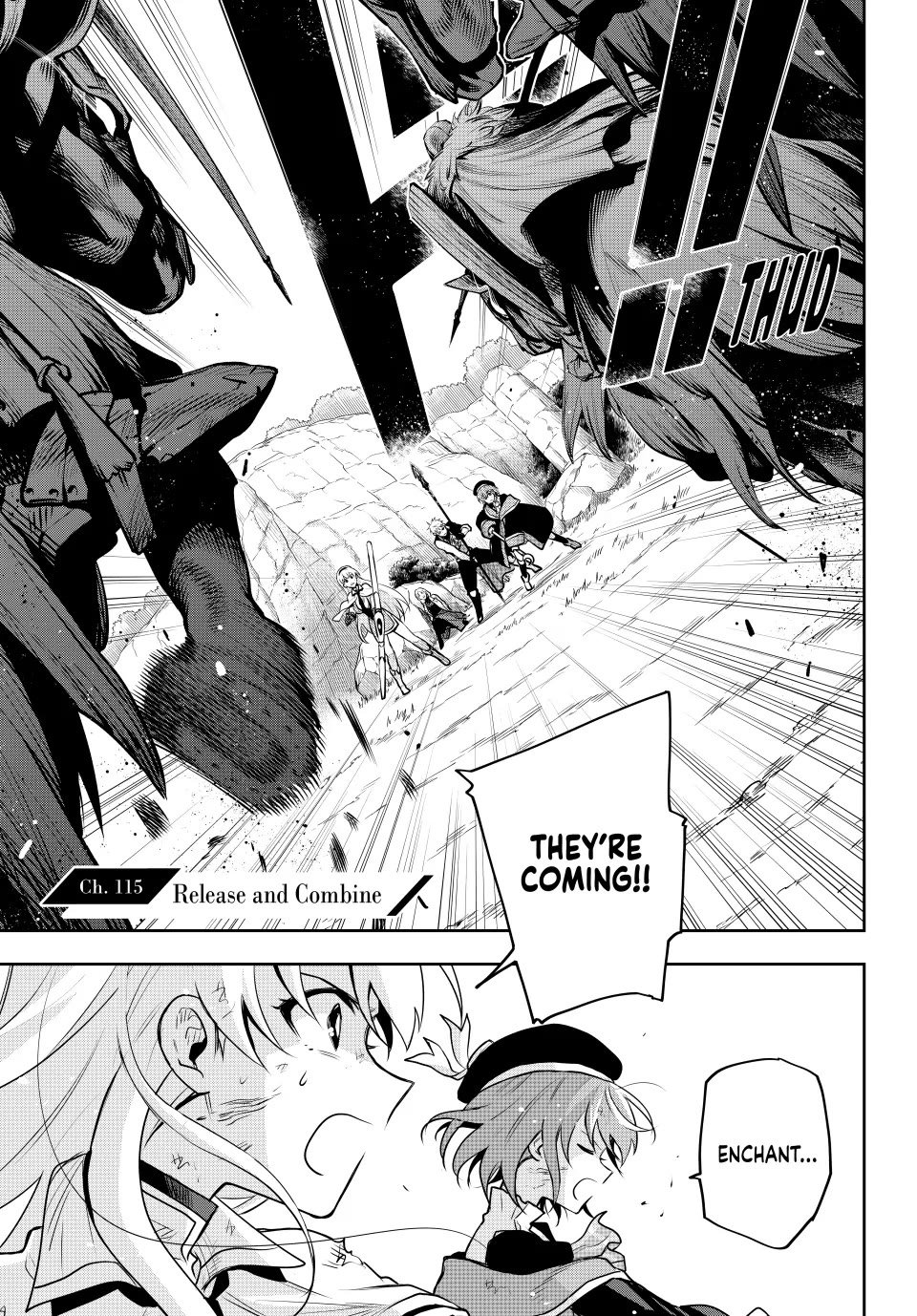 A Court Magician, Who Was Focused On Supportive Magic Because His Allies Were Too Weak, Aims To Become The Strongest After Being Banished chapter 115 page 1