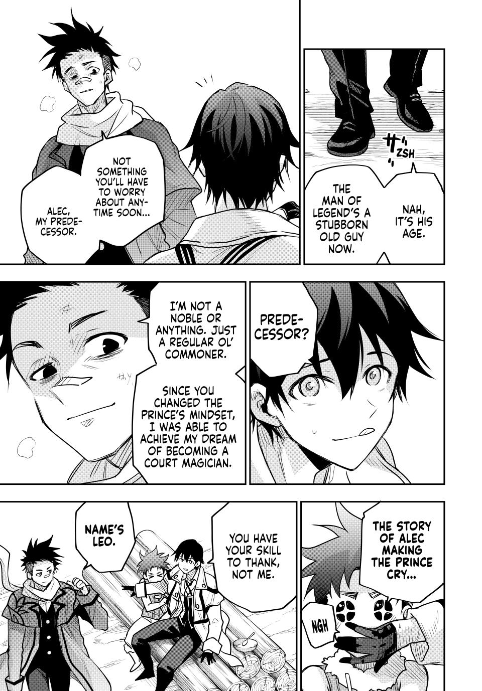 A Court Magician, Who Was Focused On Supportive Magic Because His Allies Were Too Weak, Aims To Become The Strongest After Being Banished chapter 129 page 7