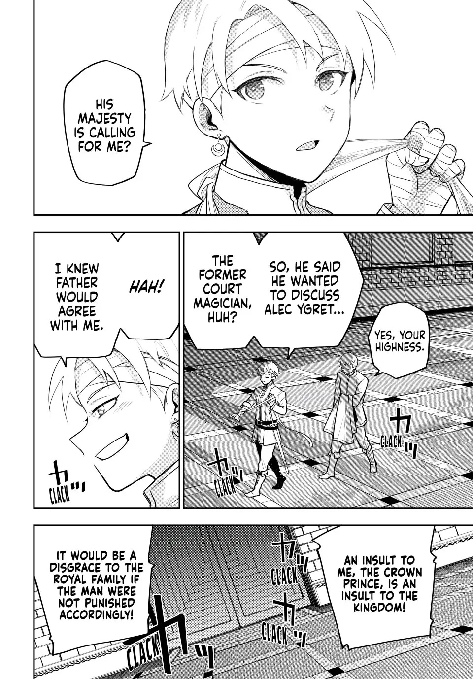 A Court Magician, Who Was Focused On Supportive Magic Because His Allies Were Too Weak, Aims To Become The Strongest After Being Banished chapter 13 page 2